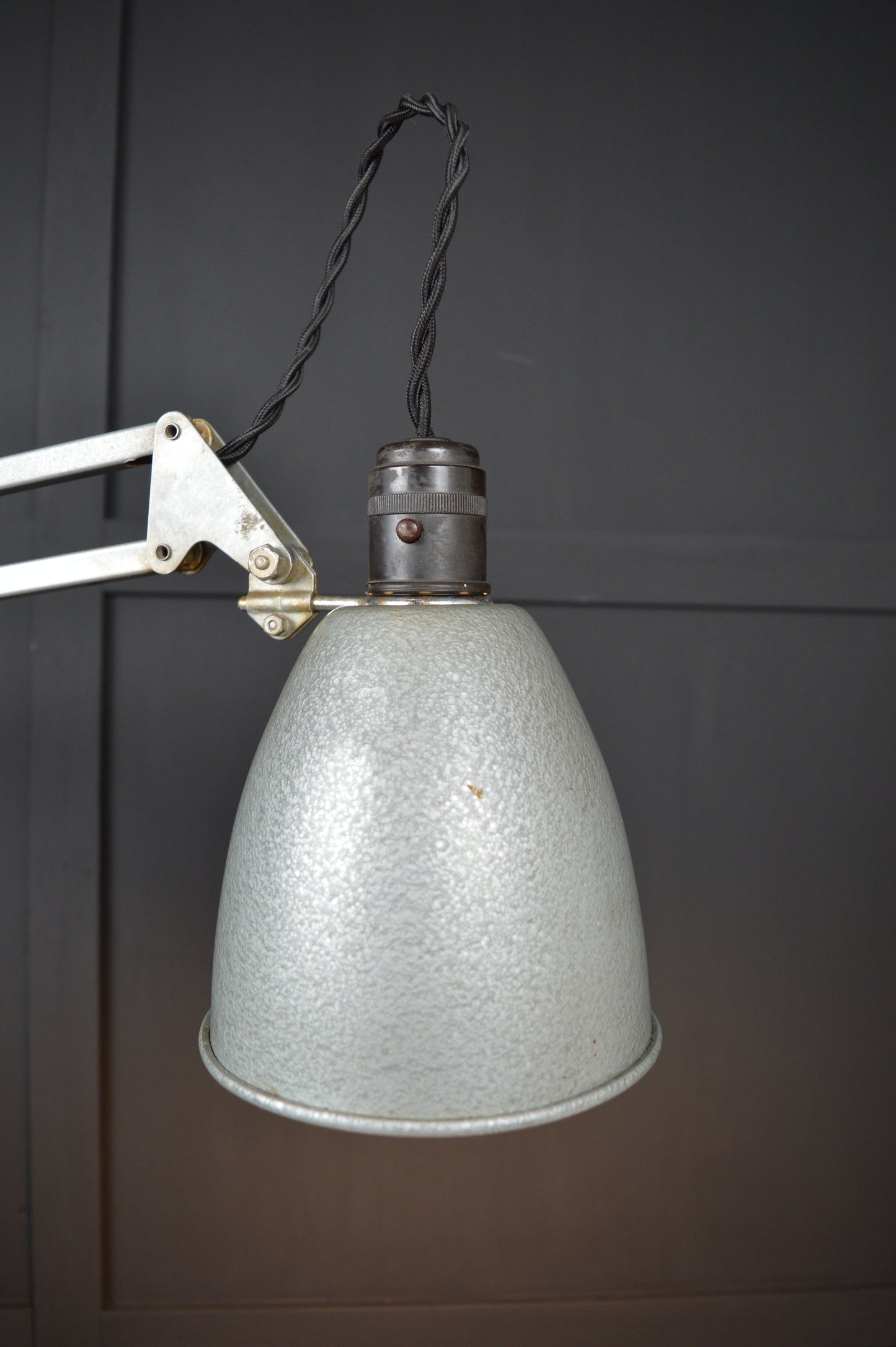 Rare 1930s Herbert Terry model 1208 anglepoise lamp