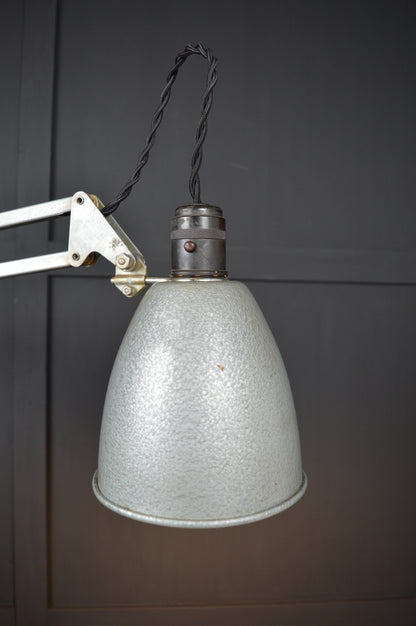 Rare 1930s Herbert Terry model 1208 anglepoise lamp