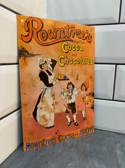 Rowntrees Cocoa Sign Circa 1990s