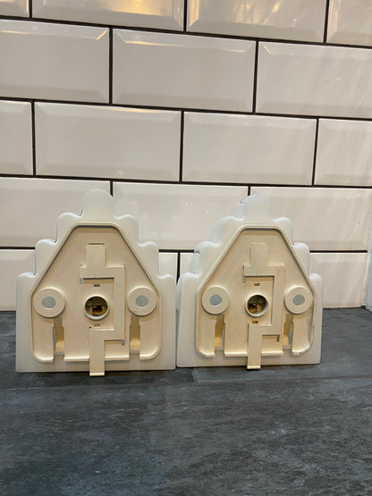 Pair of Art Deco revival Kai Wall Lamps by Kazuhide Takaham