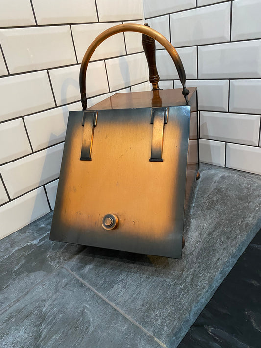 Large coal scuttle/ash collector from Maison Valenti