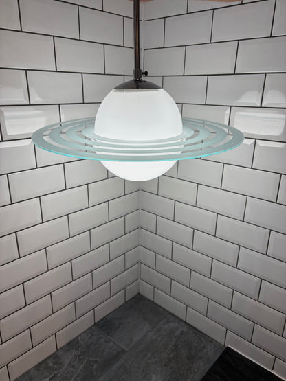 Art deco Saturn model ceiling lamp, 1930's