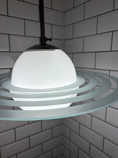 Art deco Saturn model ceiling lamp, 1930's