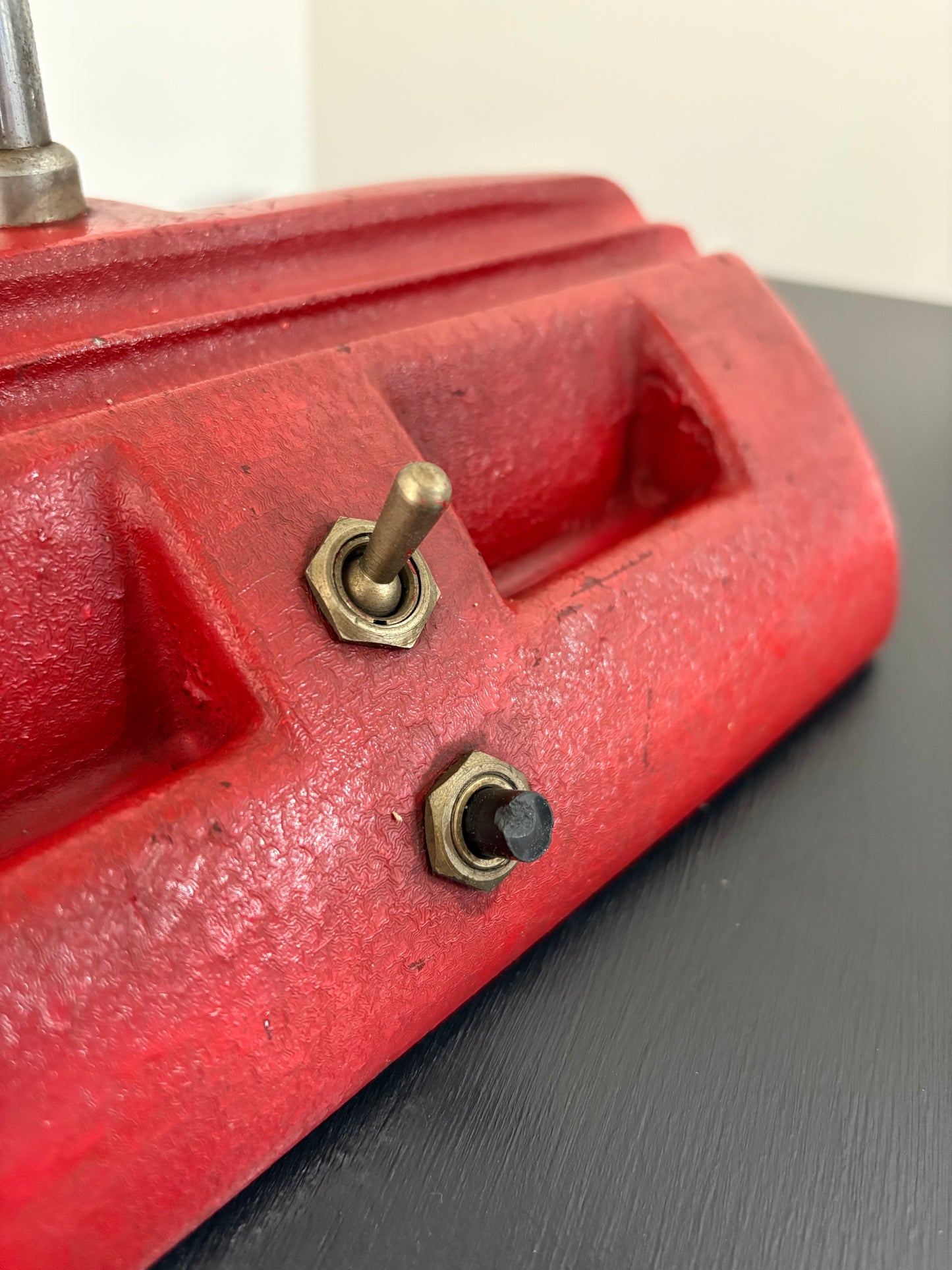 Vintage Red Desk Lamp by Solite