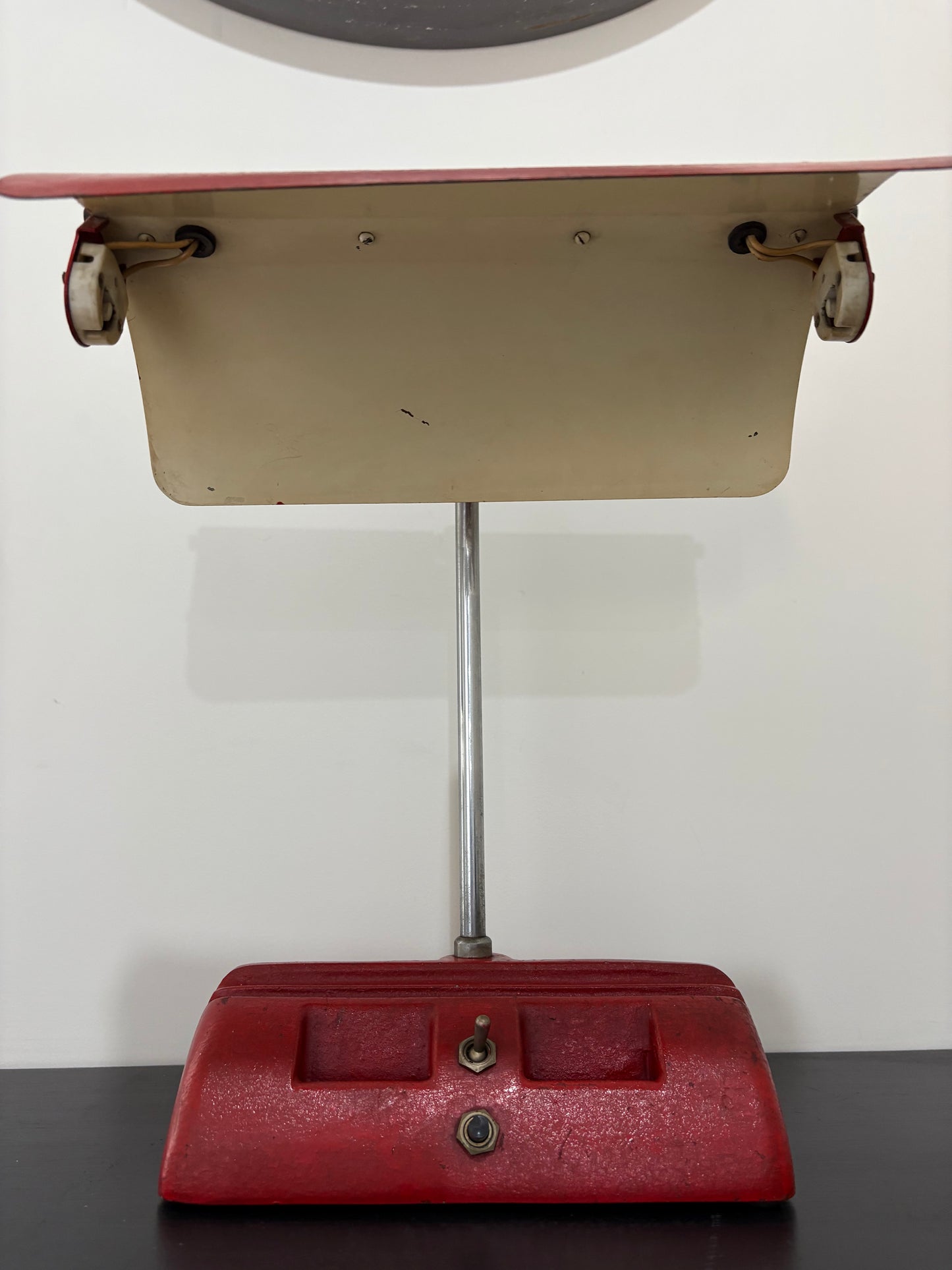 Vintage Red Desk Lamp by Solite