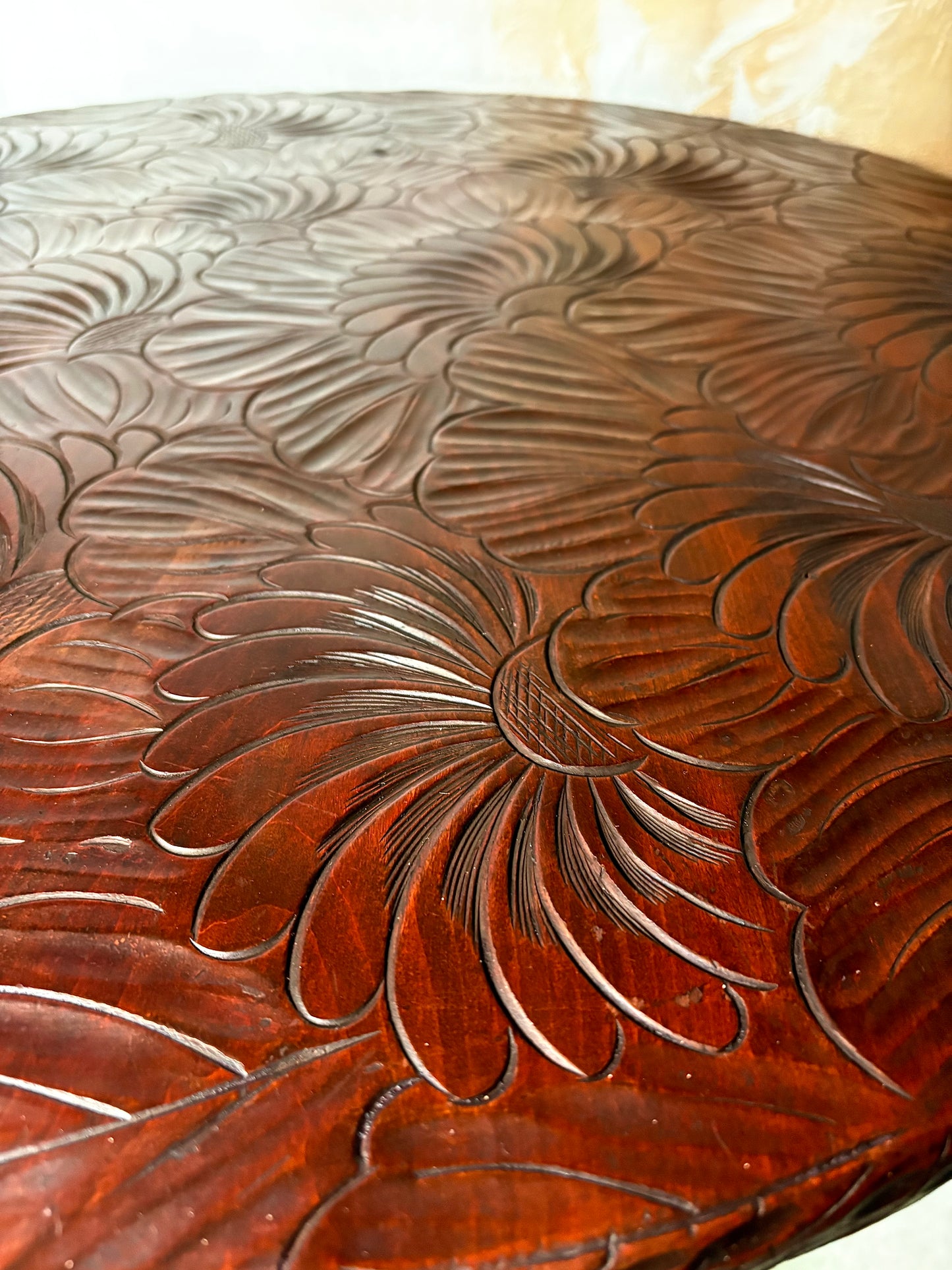 Liberty & Co, Japanese carved arts & crafts table (circa 1905)